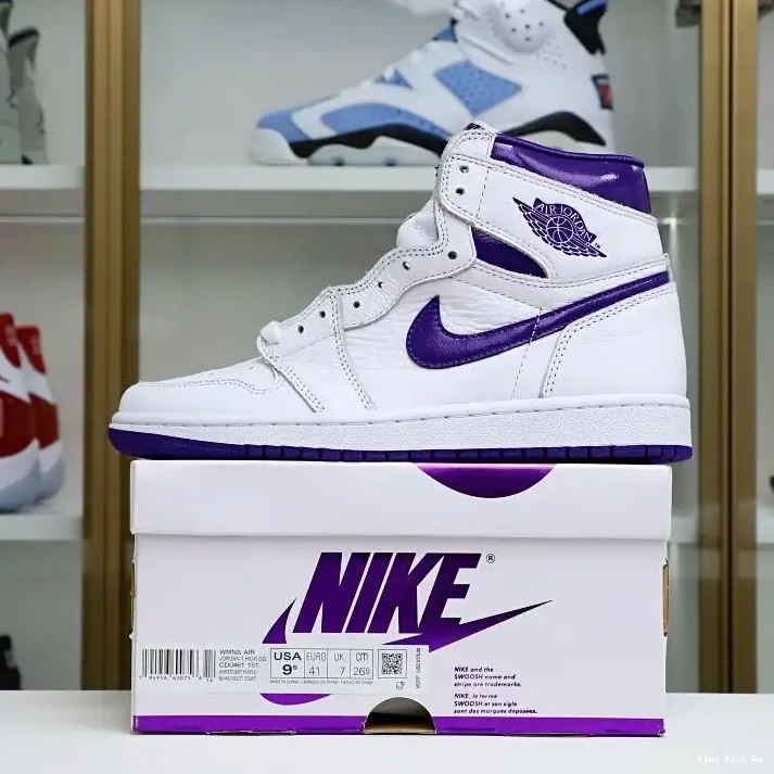 Jordan Air OG 1 High Purple Court Kimikick 0623